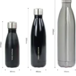 Bouteille isotherme écologique Yoko Design dimensions
