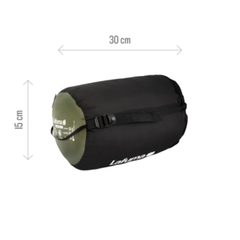 Sac de couchage Lafuma plié dimension