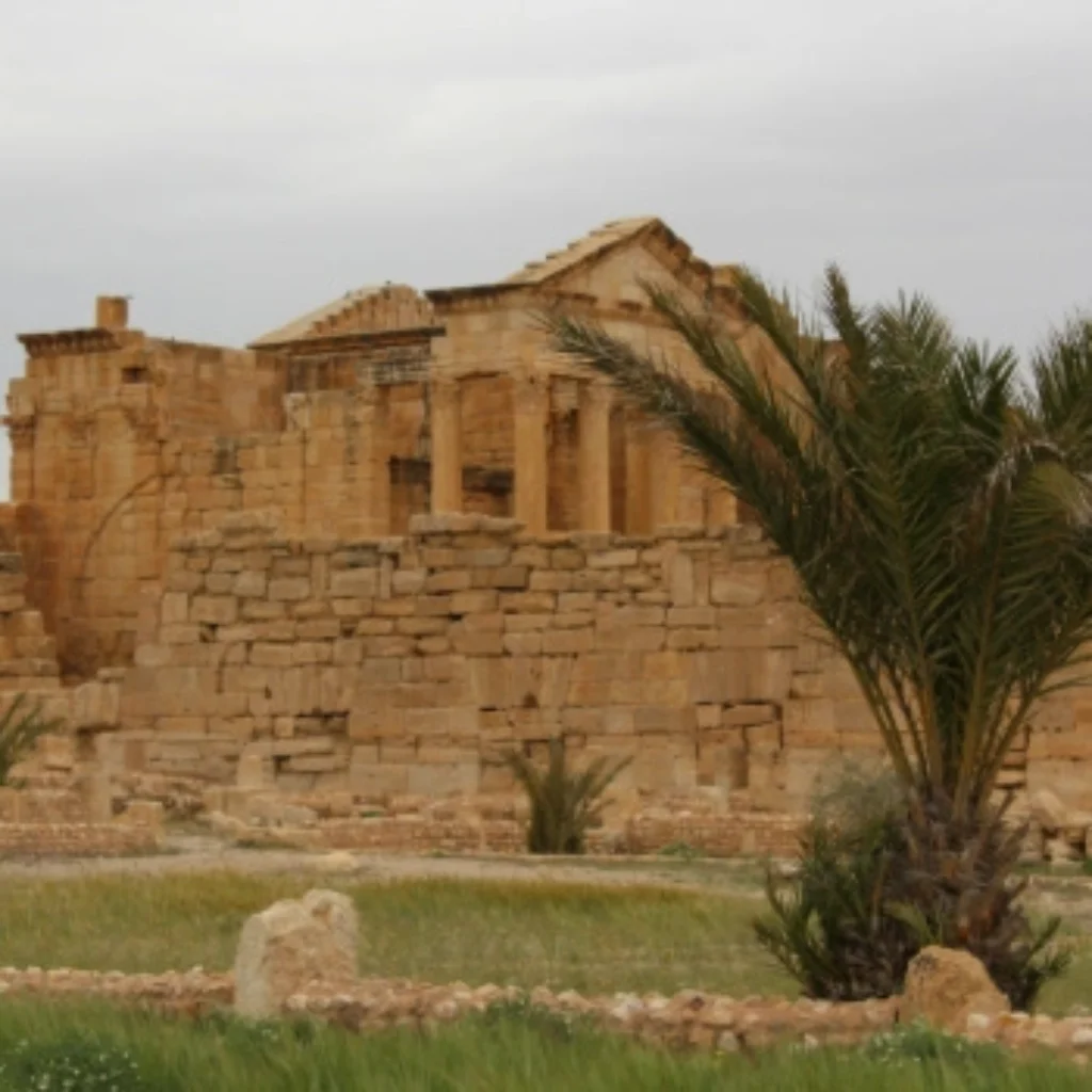 Sbeitla Tunisie 11 Maison archéologique Sbeitlai