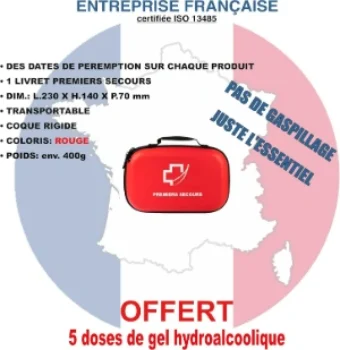 Trousse de premiers secours compact Française